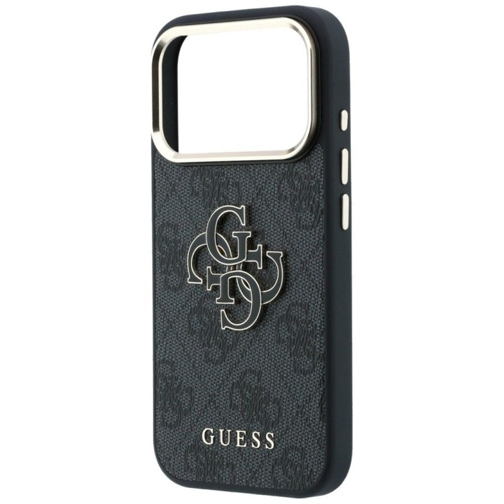 GUESS чехол для IPHONE 18 Pro Max / 17 Pro Max GUE005482 (PU FW Resin Logo) черный