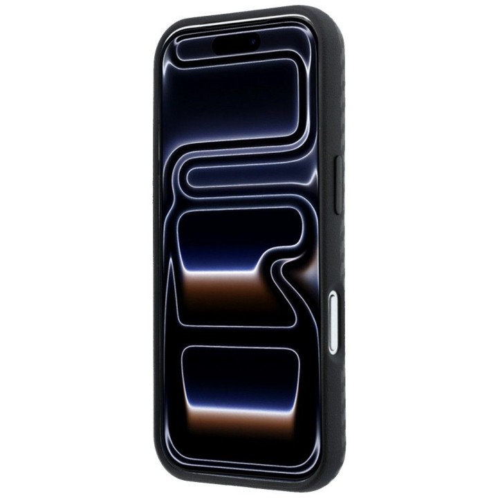 BMW case for IPHONE 18 Pro/17 Pro compatible with MagSafe (Carbon Metal Logo) black