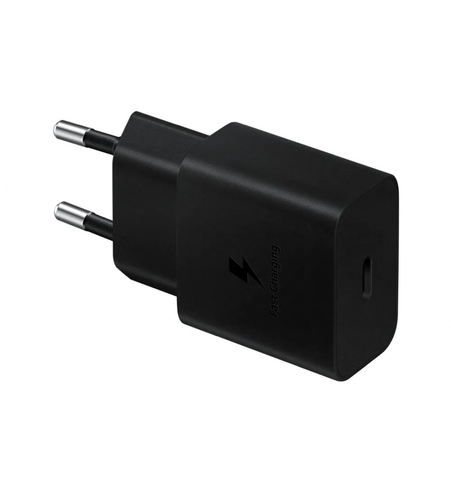 Оригінальний зарядний пристрій Samsung Fast Charger EP-T1510XBEGEU USB Typ C 2A 15W czarna blister