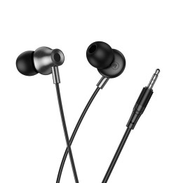 Проводные наушники-вкладыши с микрофоном Jack 3,5 mm Hoco M119 черные