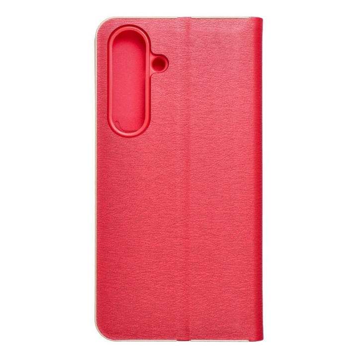 Чохол з клапаном для Samsung S24 Luna Book Gold червоний
