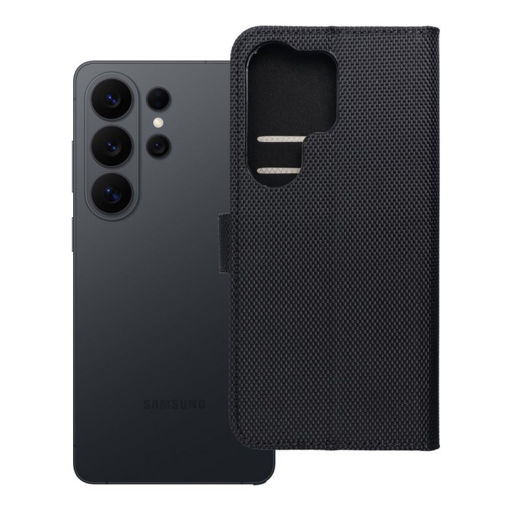 Чехол с клапаном для Xiaomi Redmi NOTE 17 PRO 5G 4Card RFID противокражные tech fabric черный