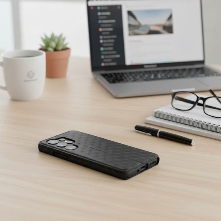 Etui z klapką na Xiaomi Redmi NOTE 17 4G / 5G Cubic Book czarne