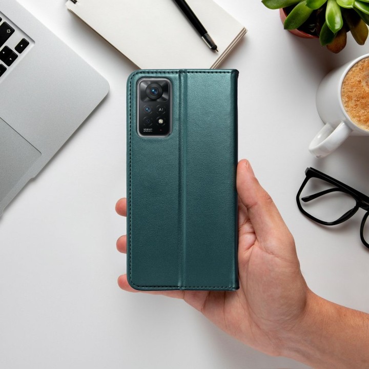 Flip case for Xiaomi Redmi NOTE 17 PRO MAX 5G Smart Magneto dark green