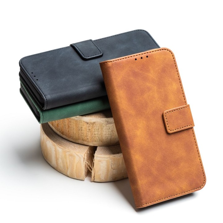 Чохол з клапаном для Samsung S24 Tender Book коричневий
