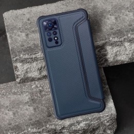 Etui z klapką na Xiaomi Redmi NOTE 17 PRO MAX 5G Razor Book niebieskie