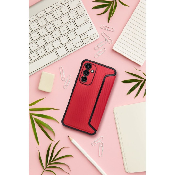 Flip case for Xiaomi Redmi NOTE 17 PRO 5G Razor Book red
