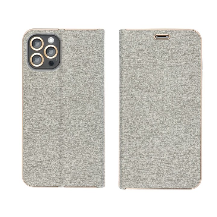 Flip case for Xiaomi Redmi NOTE 17 PRO MAX 5G Luna Book Gold silver