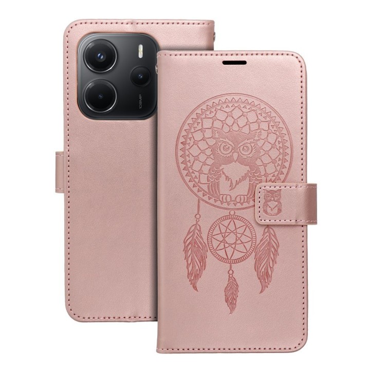 Flip case for Xiaomi Redmi NOTE 17 PRO MAX 5G Mezzo Book dreamcatcher rose gold