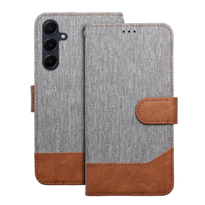 Flip case for Xiaomi Redmi NOTE 17 PRO MAX 5G Jeans Book grey