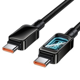 USB-C to USB-C cable Hoco PD 3A 60W 1 m U157 Fuente black