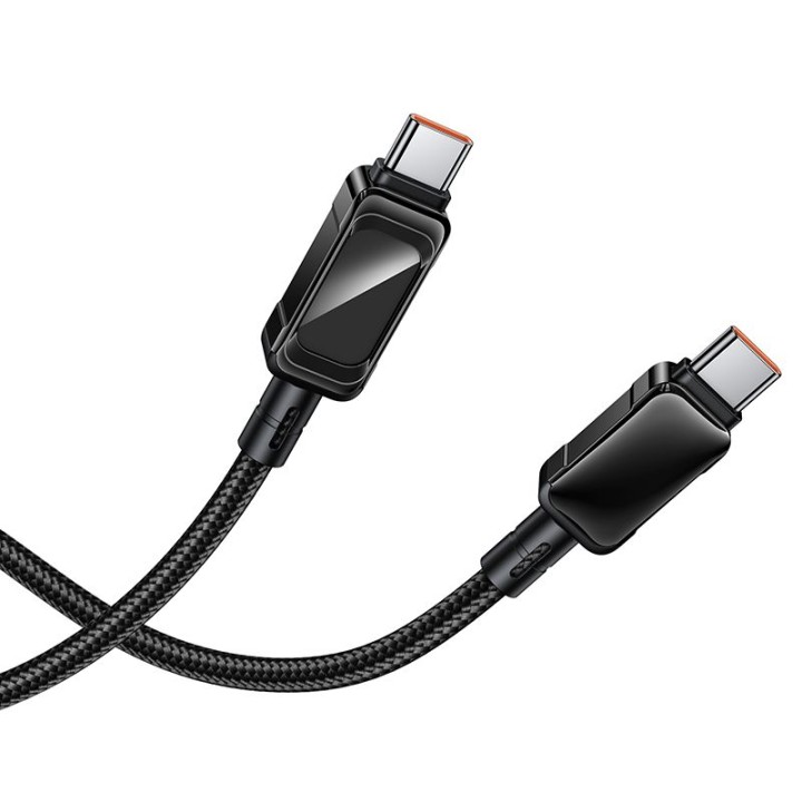 Кабель USB-C – USB-C Hoco PD 3A 60W 1 m U157 Fuente чорний