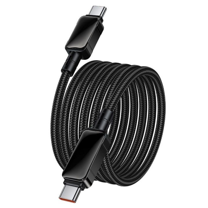 Кабель USB-C – USB-C Hoco PD 3A 60W 1 m U157 Fuente чорний