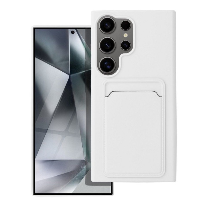 Чохол для Samsung S24 ULTRA Card Case білий