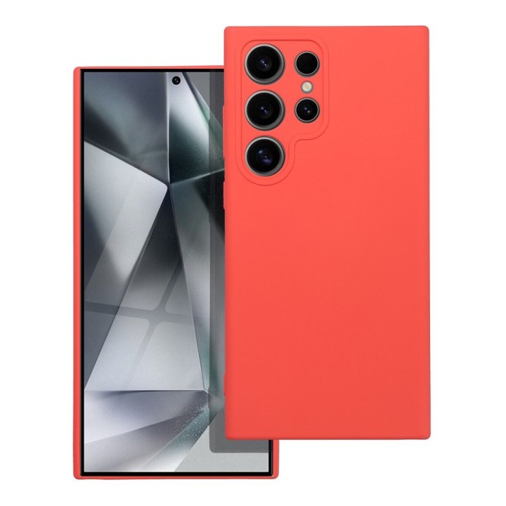 Чехол для Samsung S24 ULTRA Silicone персиковый
