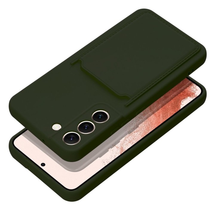 Чехол для Samsung S24 PLUS Card Case зеленый