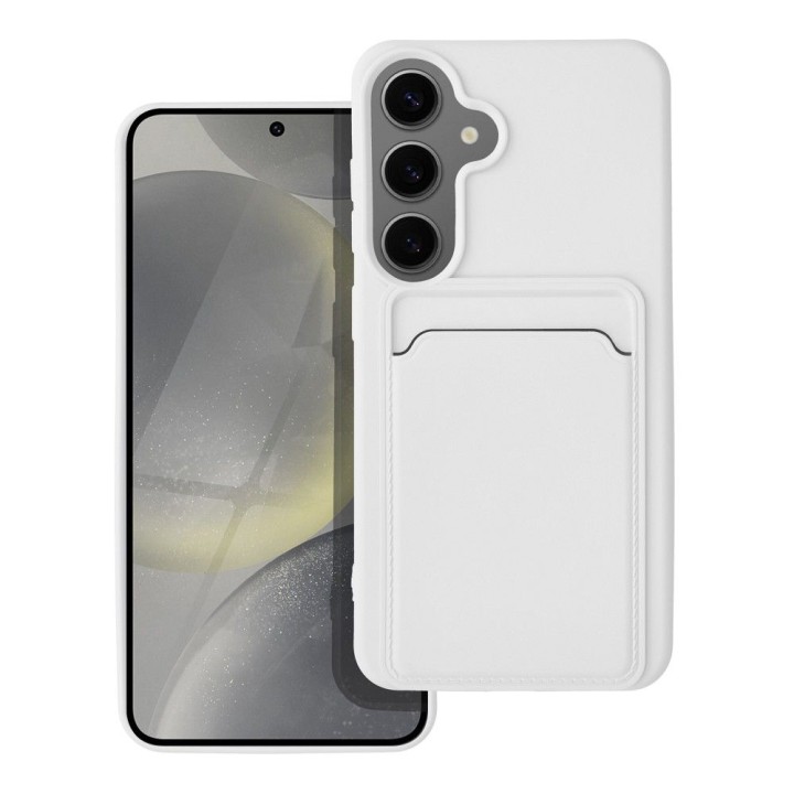 Etui na Samsung S24 Card Case białe