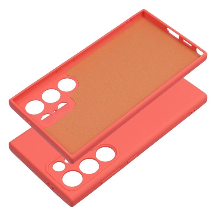 Чохол для Samsung S24 ULTRA Silicone персиковий