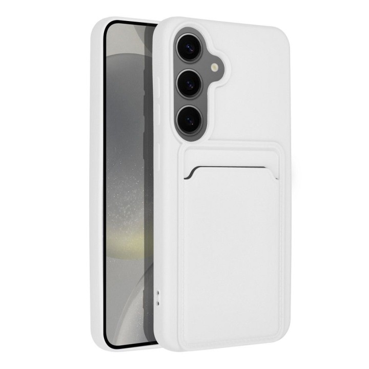 Etui na Samsung S24 Card Case białe