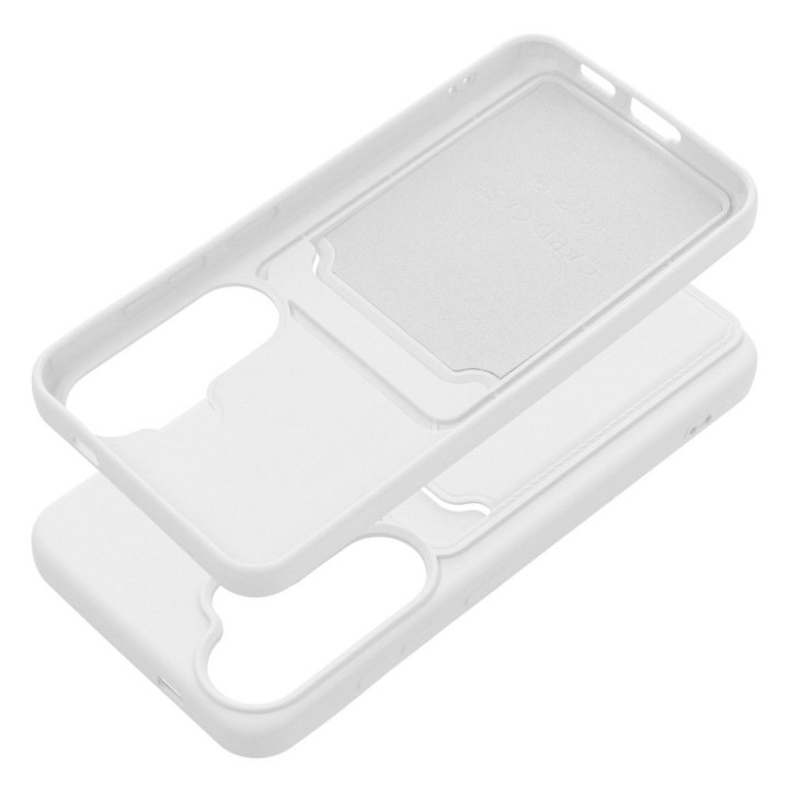 Чехол для Samsung S24 Card Case белый