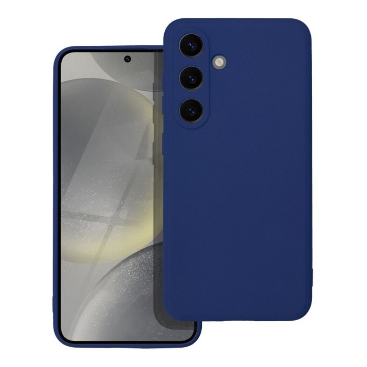 Чохол для Samsung S24 Soft темно-синій