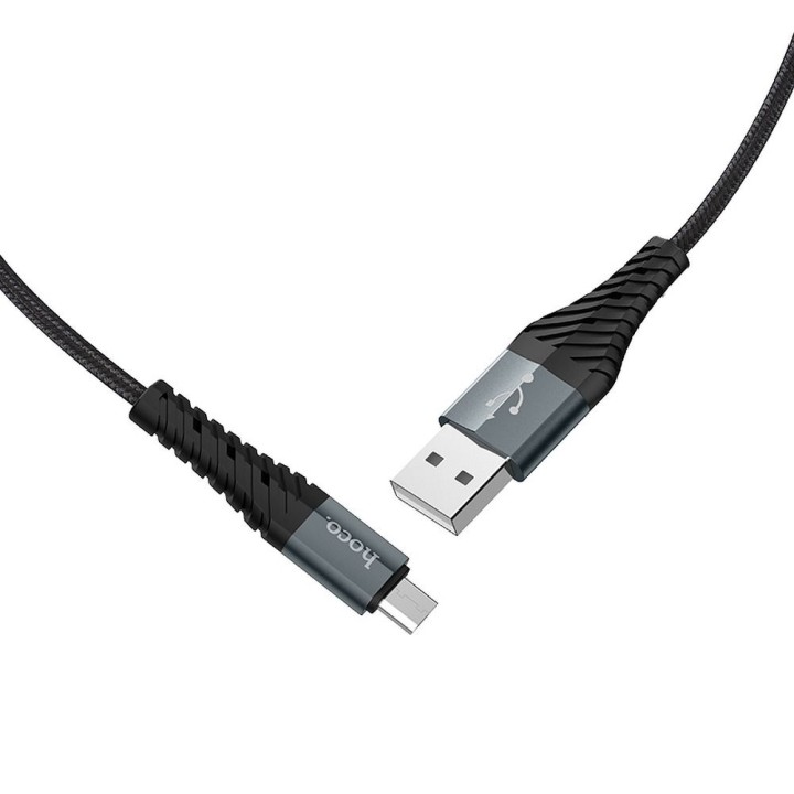 Cable USB A for Micro USB Hoco 2,4A 1 m X38 black