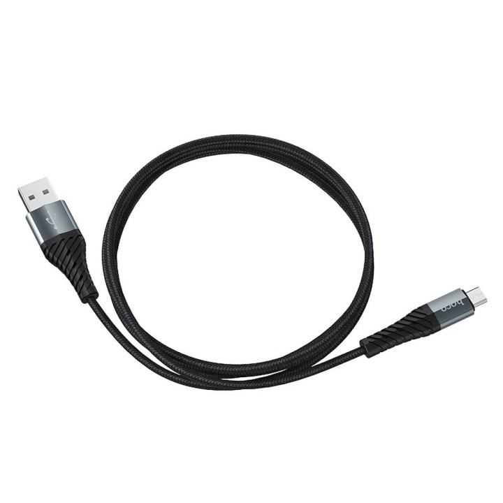 Кабель USB A для Micro USB Hoco 2,4A 1 m X38 чорний