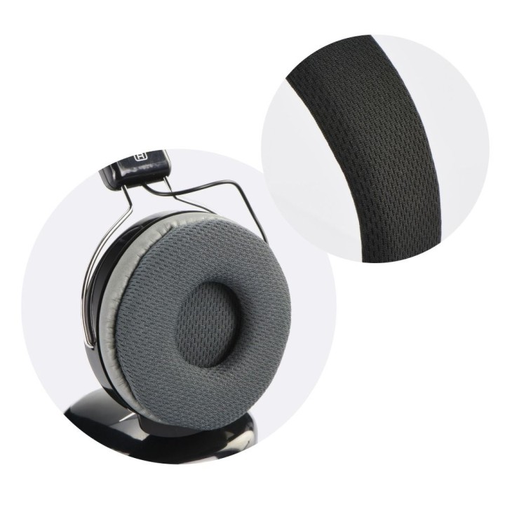 Wired on-ear headphones Jack 3,5 mm Art AP-60MD black
