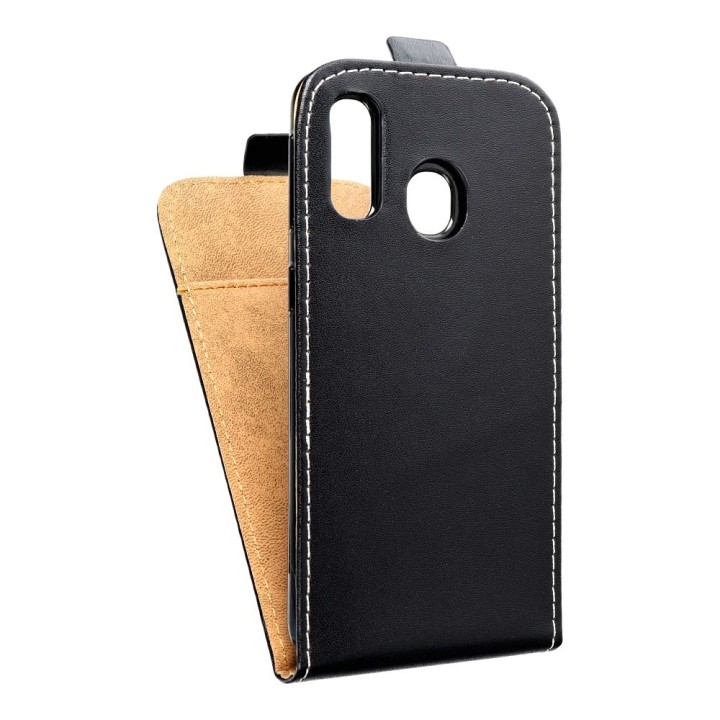 Flip case vertical for Samsung A40 Slim Flexi Fresh black