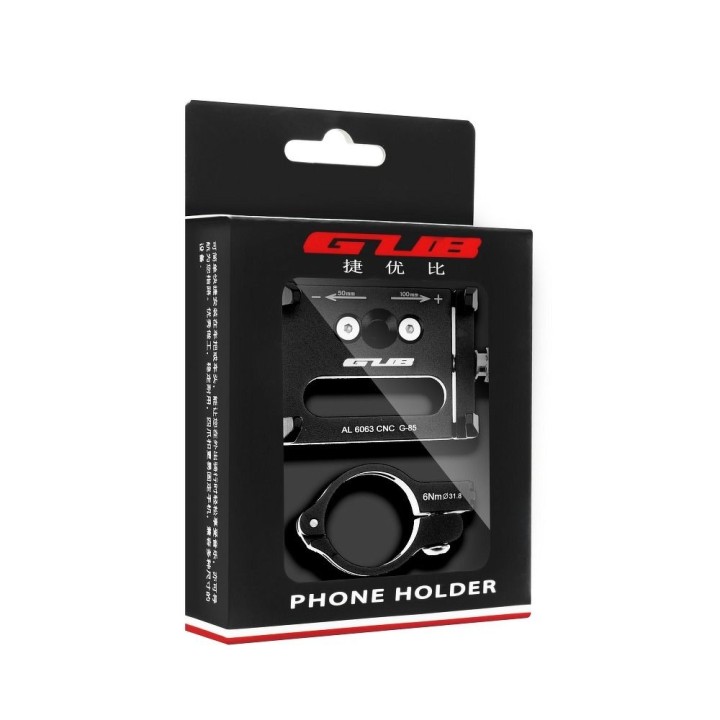 GUB bike mount for the steering wheel G85 aluminium black