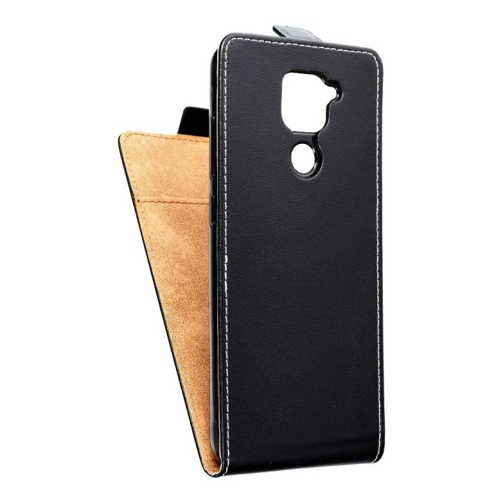 Чехол с клапаном вертикальный на Xiaomi Redmi NOTE 9 Slim Flexi Fresh черный