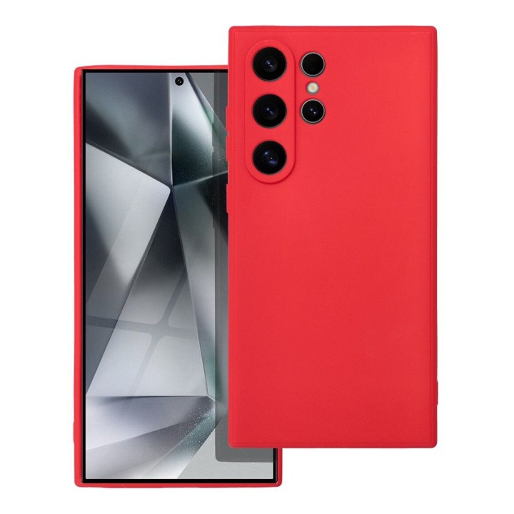 Чехол для Samsung S24 ULTRA Soft красный
