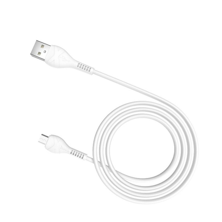 Кабель USB A для Micro USB Hoco 1 m X37 білий