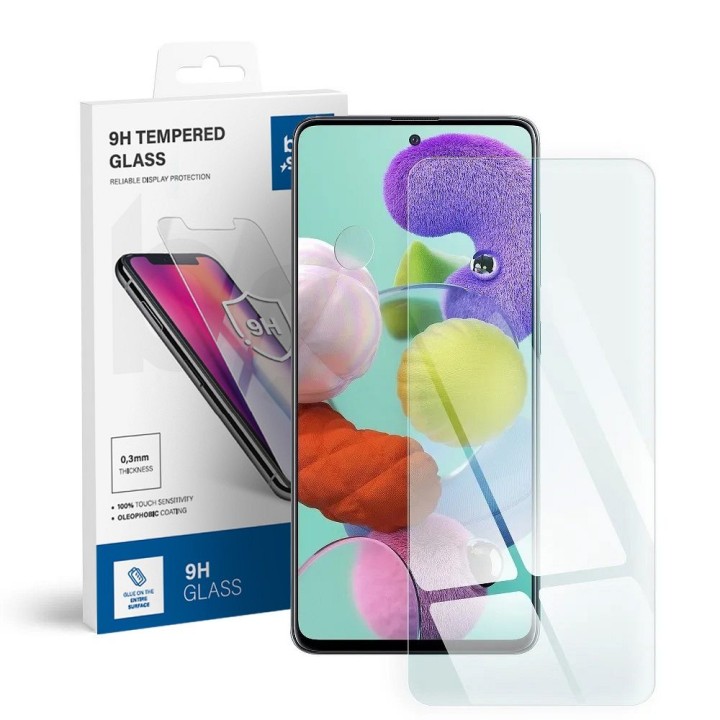 Tempered glass for Samsung A71 Blue Star