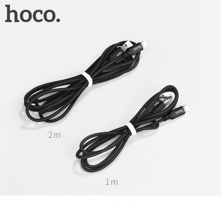 USB-A to Lightning cable Hoco 2A 2 m X14 black