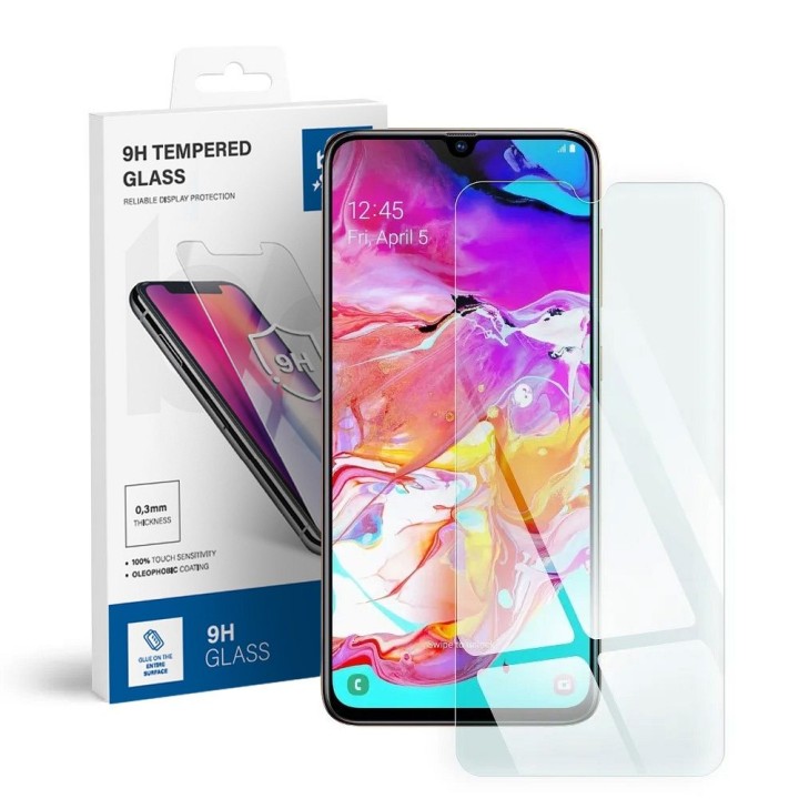 Tempered glass for Samsung A70 Blue Star