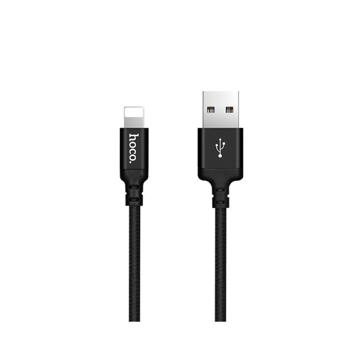 USB-A to Lightning cable Hoco 2A 2 m X14 black