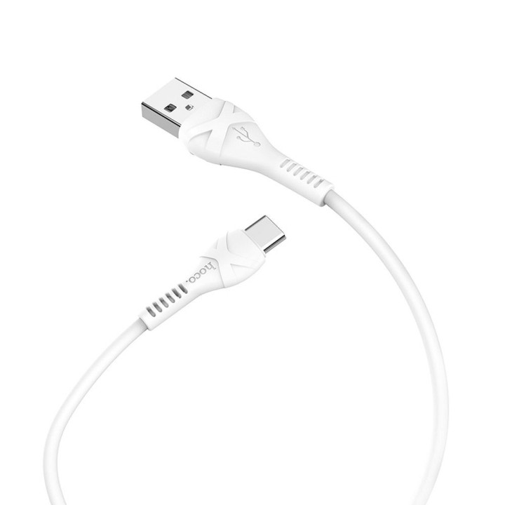 Кабель USB-A – USB-C Hoco 1 m X37 белый