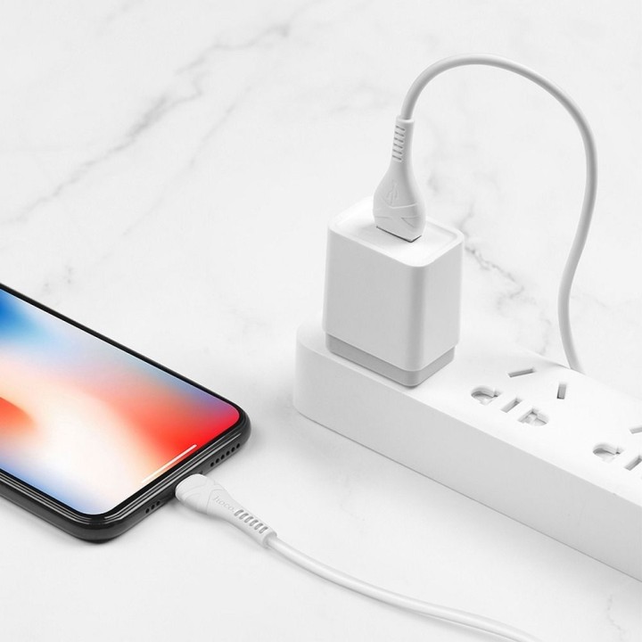 Кабель USB-A – Lightning Hoco 1 m X37 білий