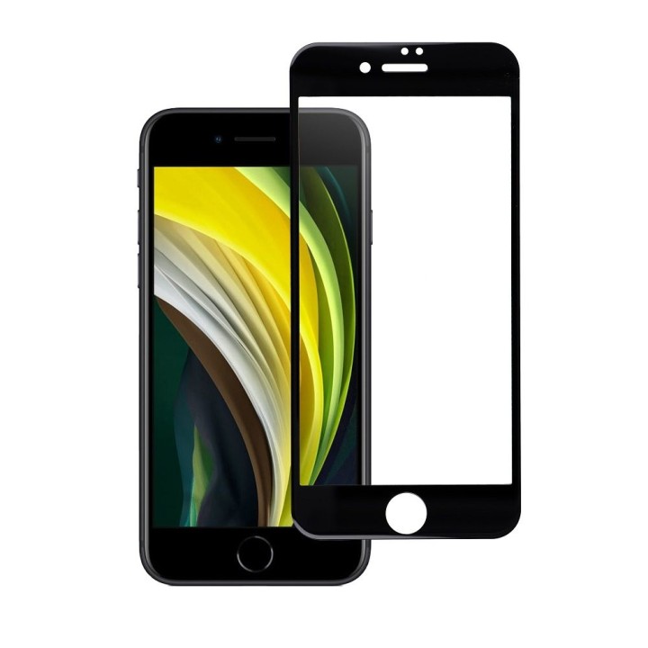 Szkło hartowane 5D Full Glue do iPhone 7 / 8 / SE 2020 / SE 2022 Blue Star czarne