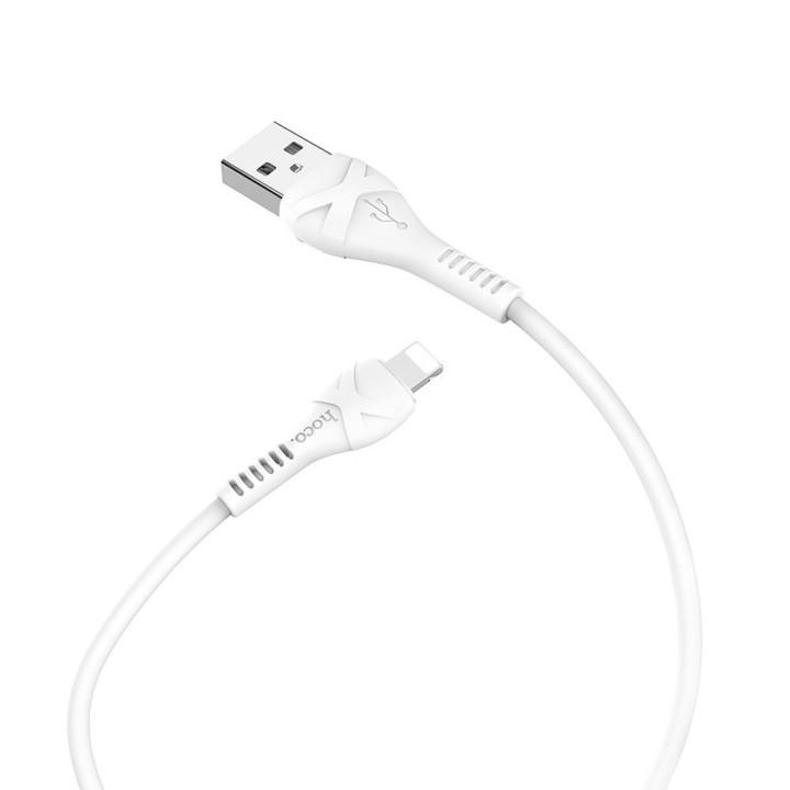 Кабель USB-A – Lightning Hoco 1 m X37 белый