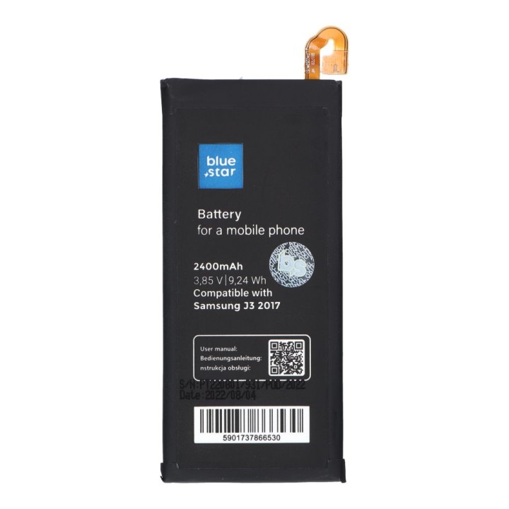 Аккумулятор для Samsung J3 2017 2400 mAh Blue Star Premium