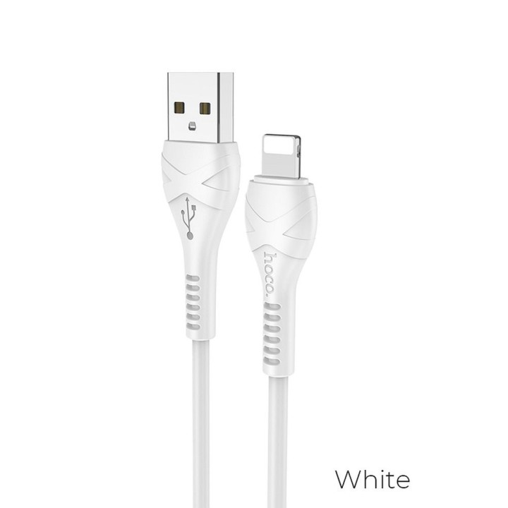 Кабель USB-A – Lightning Hoco 1 m X37 білий