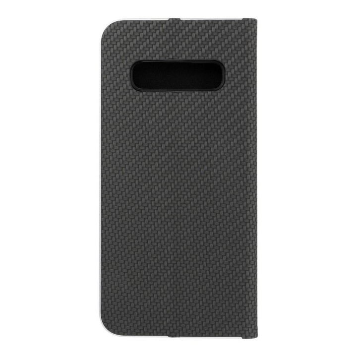 Flip case for Samsung S10 PLUS Luna Book Carbon black
