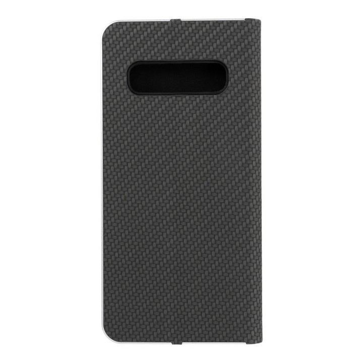 Flip case for Samsung S10 Luna Book Carbon black