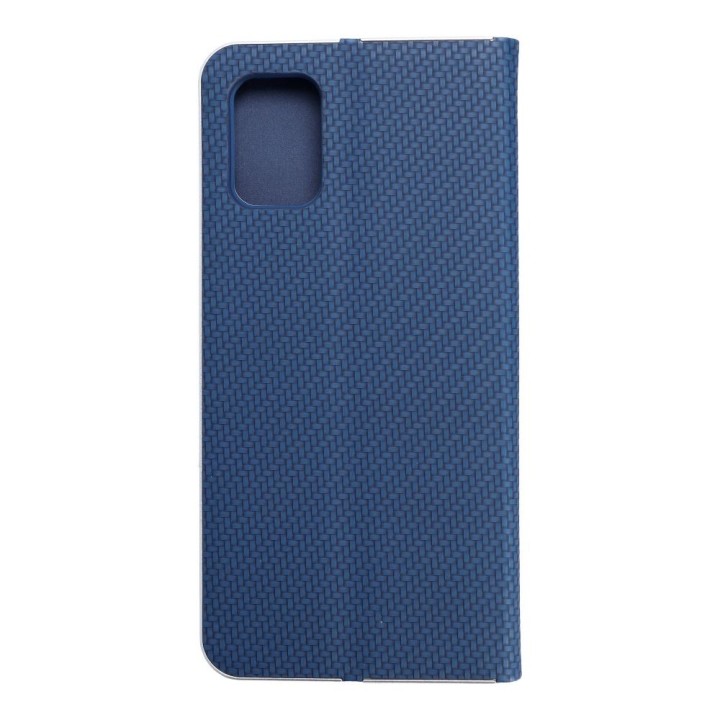 Flip case for Samsung A71 Luna Book Carbon blue