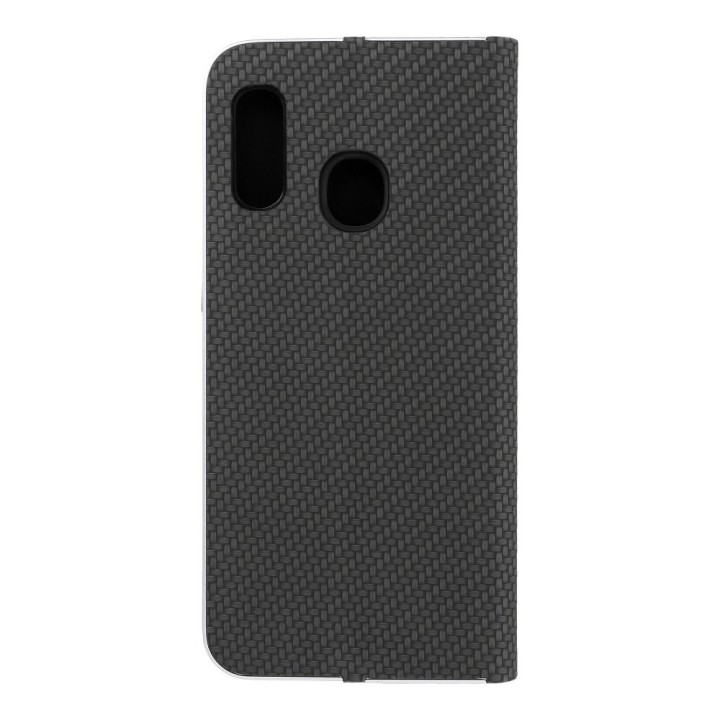 Чохол з клапаном для Samsung A20e Luna Book Carbon чорний