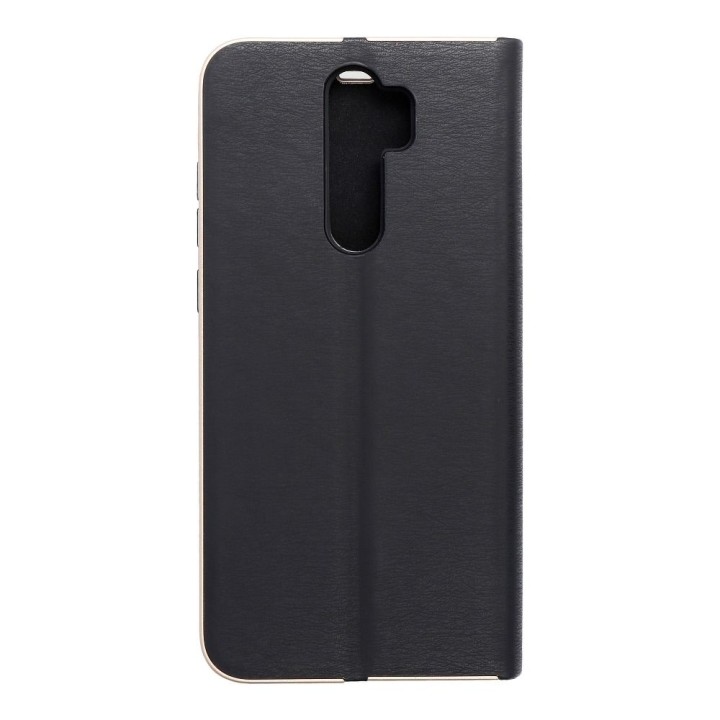 Чехол с клапаном для Xiaomi Redmi NOTE 8 PRO Luna Book Gold черный