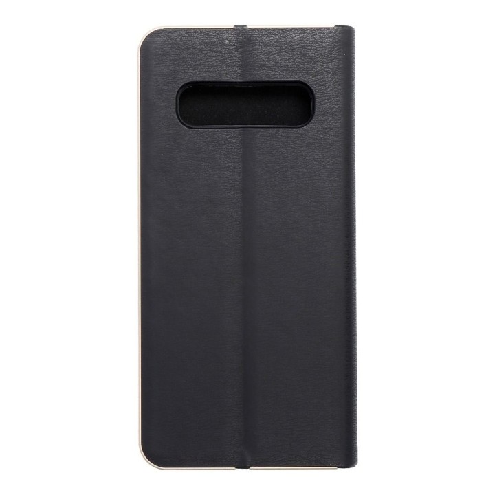 Flip case for Samsung S10 Luna Book Gold black