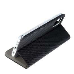 Etui z klapką na Samsung A50 Sensitive Book czarne